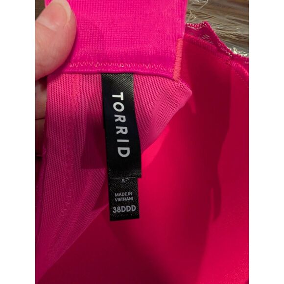 Torrid Hot Pink Bra 38ddd - Picture 6 of 8